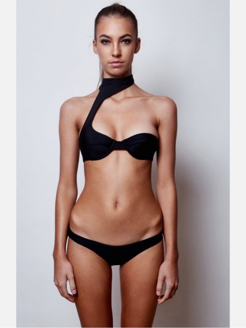 NWOT Zingiber Marie Antoinette Black Bikini